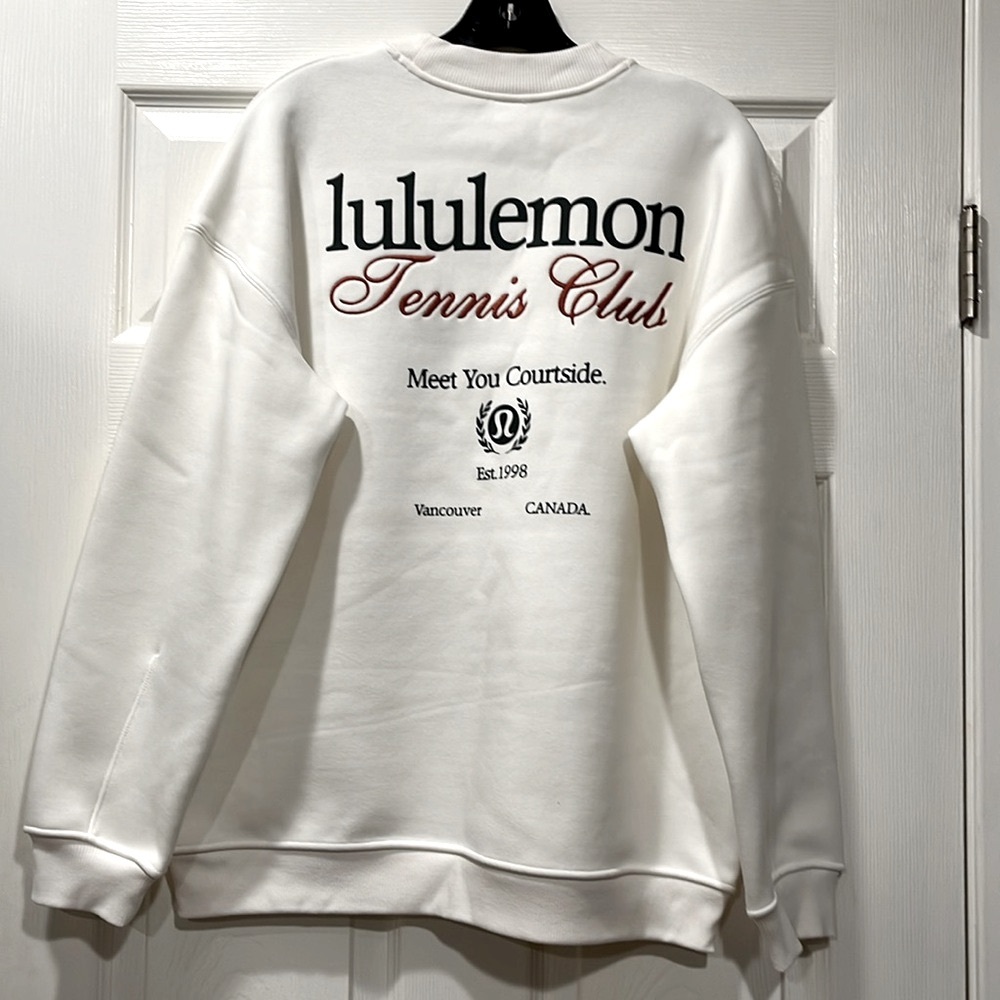 Lululemon Tennis Club Sweatshirt Size Small NWOT - Picture 6 of 6
